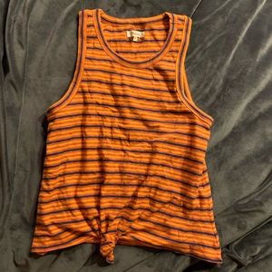 Madewell striped tank top